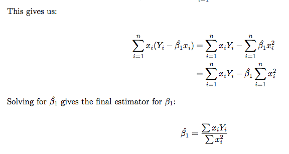 Example output